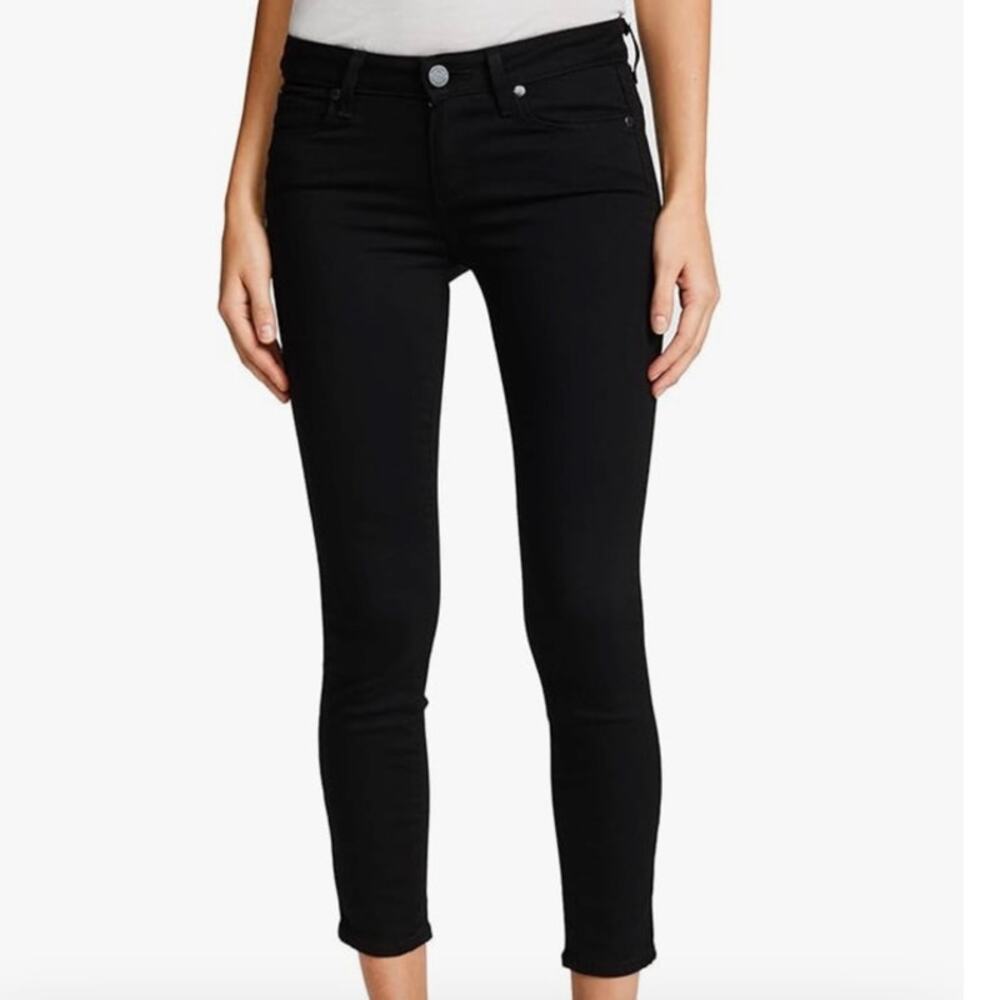 Paige Women's Verdugo Skinny Silhouette Stretch Jeans Black SZ 27 NWOT Designer